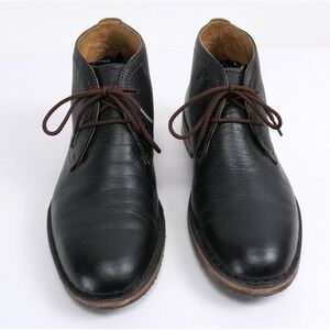Trask x Harry Rosen Mens 8M Norwegian Elk Leather Chukka Boots Brown 30-6611